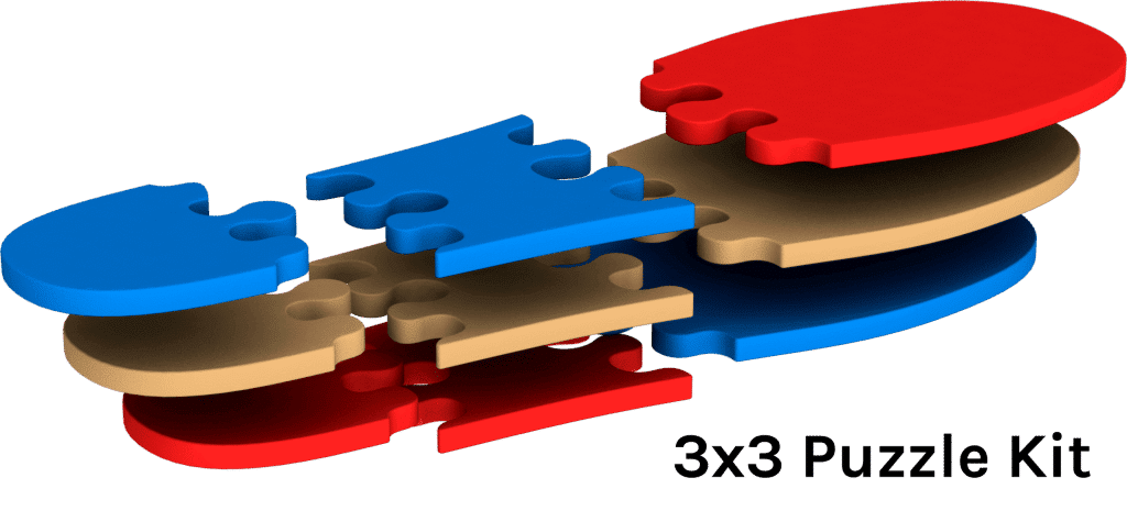 3x3 puzzal kit